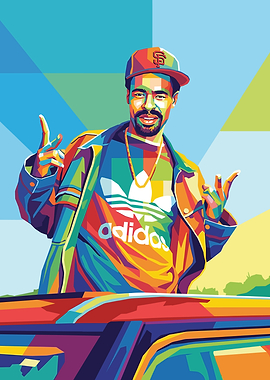 Mac Dre Colorful Portrait
