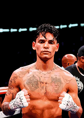 Ryan Garcia Boxing Portrait