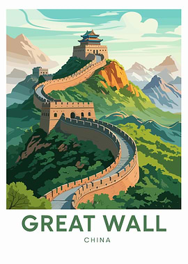 Great Wall of China Cityscapes