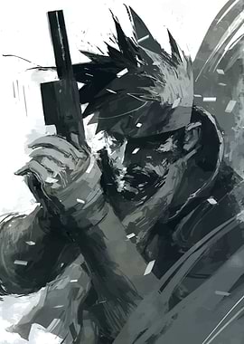 Solid Snake with Gun