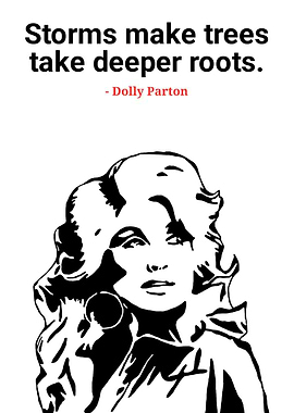 Dolly Parton Quote Art