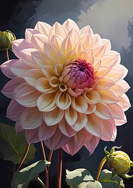 Dahlia Flower Close-Up