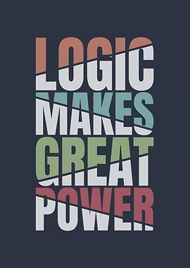 Logic Makes Great Power Text Art