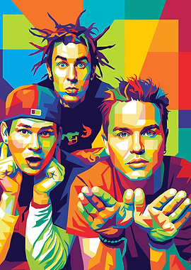 Blink 182 Pop Art Portrait