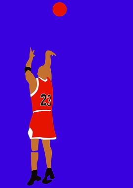 Basketball Player Shooting