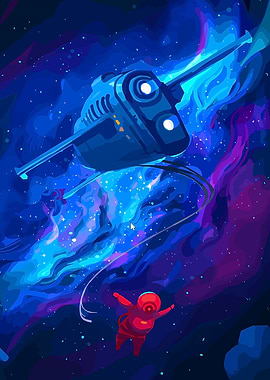 Lost in Space: Digital Illustration