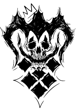 Skull King with Diamonds