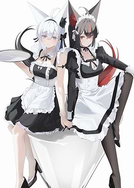 Anime Girls in Maid Outfits