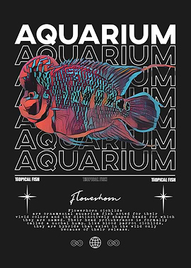 Aquarium Flowerhorn Tropical Fish