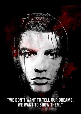 Cristiano Ronaldo Portrait with Quote