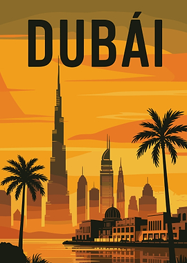 Dubai Skyline Travel Cityscape