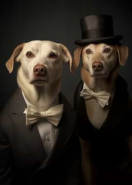 Dapper Dogs in Formal Wear