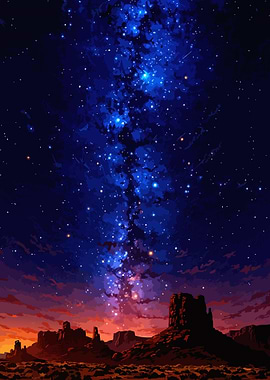 Desert Night Sky