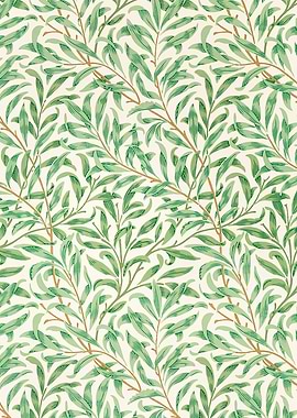 Willow Bough Green Pattern, william morris art