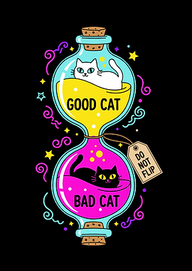 Good Cat, Bad Cat Hourglass