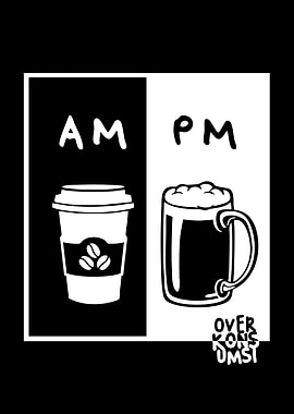 AM PM Coffee and Beer