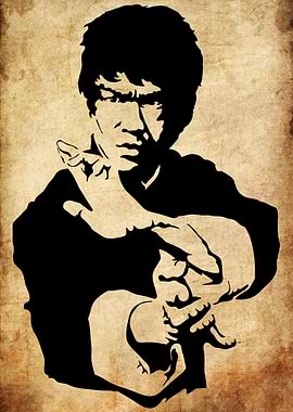 Bruce Lee Silhouette