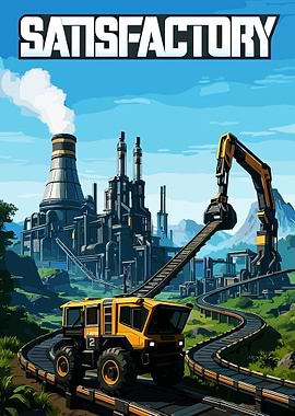 Satisfactory Game Cover Art