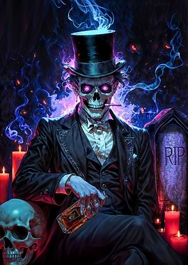 Skeleton King of the Night Baron Samedi