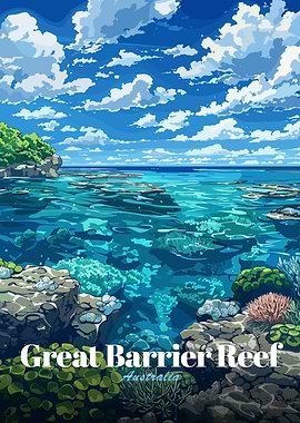 Great Barrier Reef, Australia Art