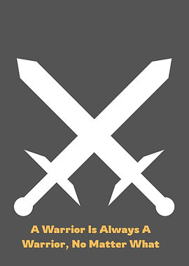 Warrior Swords Minimalist Art