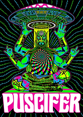 Puscifer Concert Poster, Murat Theater, 2016
