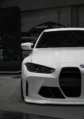 White BMW M3