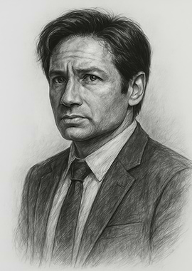 Fox Mulder Portrait
