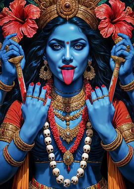 Mahakali, Goddess Kali Portrait