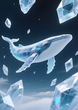 Crystal Whale in the Sky