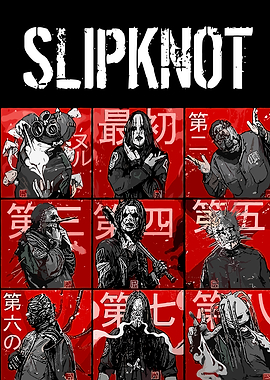 Slipknot Band Members Collage