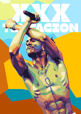 XXXTentacion Pop Art Portrait