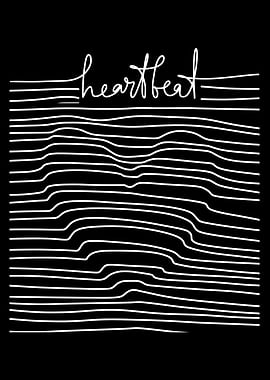 Heartbeat Line Art
