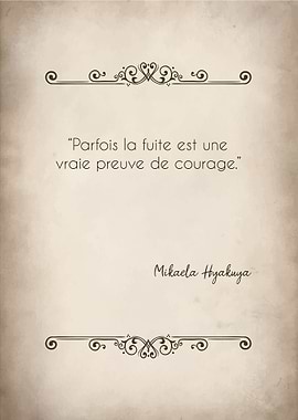 Courage Quote by Mikaela Hyakuya