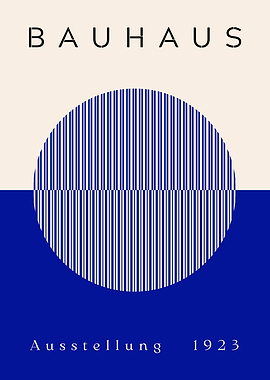 Bauhaus Ausstellung 1923 Poster