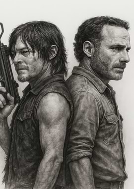 The Walking Dead: Rick and Daryl