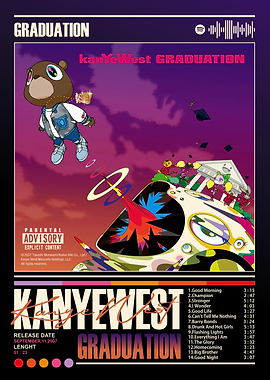 Kanye West Graduation Album Cover