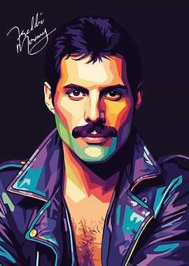 Freddie Mercury Portrait