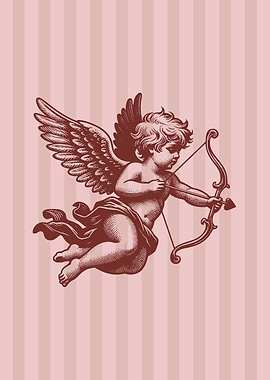 Cupid with Bow and Arrow