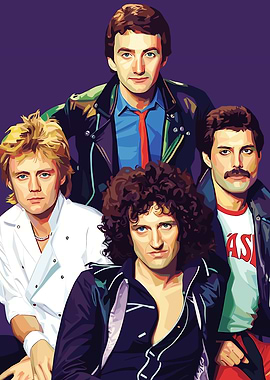 Queen Band Portrait