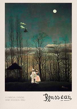 A Carnival Evening by Henri Rousseau