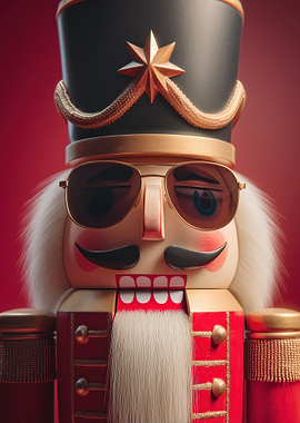 Cool Nutcracker with Sunglasses