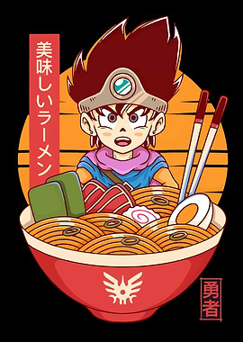 Dragon Quest Hero Ramen Bowl