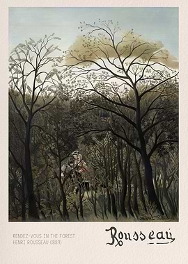 Rendez-vous in the Forest by Rousseau