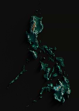 Philippines Topographic Map