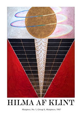 Hilma af Klint Altar Piece Painting