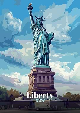 Statue of Liberty Illustration