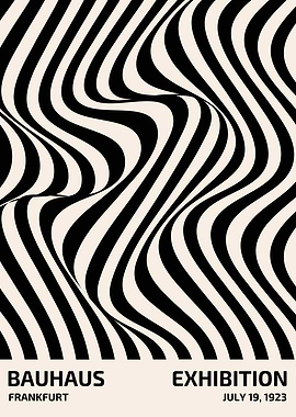 Bauhaus Exhibition Poster, Frankfurt 1923