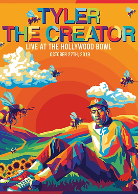 Tyler the Creator Hollywood Bowl Poster