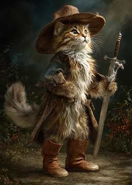Puss in Boots Cat Warrior